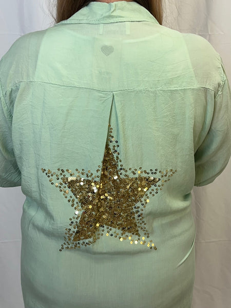 ‘Jackie’ Sequin Star Shirt