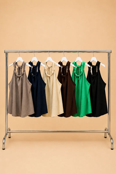 ‘Winnie’ Halter Neck Wrap Trouser Set