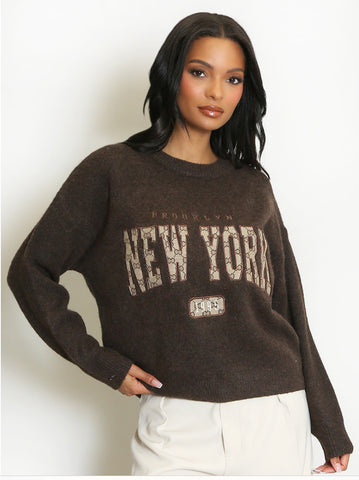 ‘Manhattan’ New York Knitted Jumper