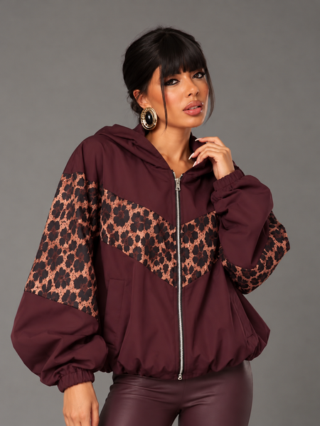 ‘Yasmin’ Hooded Windbreaker