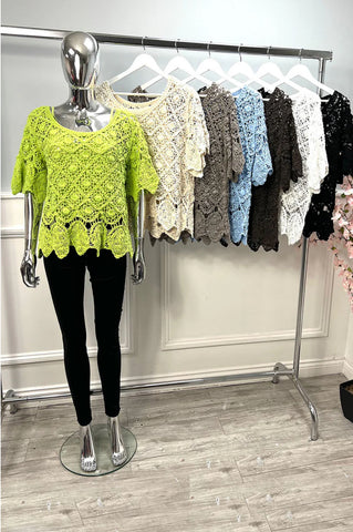 ‘Lesley’ Crochet Top
