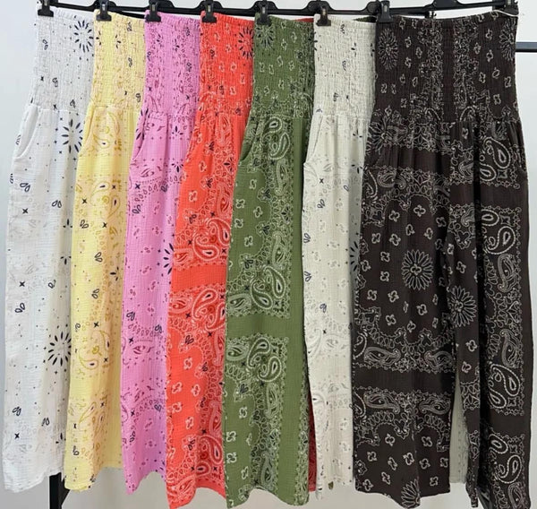 ‘Felix’ Bandana Print Bandeau Jumpsuit