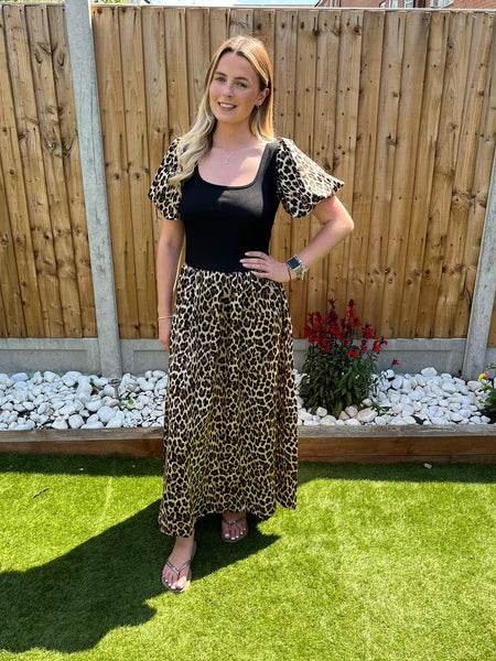 ‘Connie’ Puff Sleeve Dress