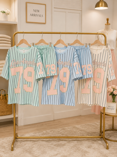 ‘Havana’ Baseball Top & Short Set