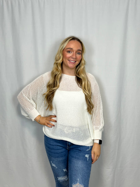 ‘Edith’ Batwing Top