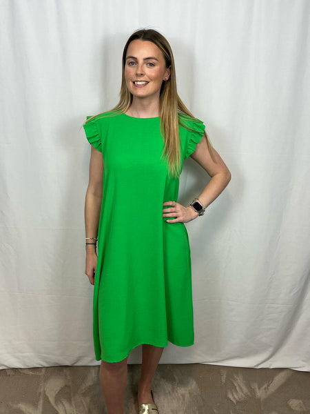 ‘Clarissa’ Mock Button Back Dress