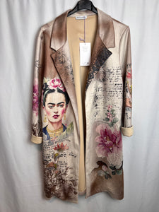 ‘Catalina’ Printed Suede Feel Jacket