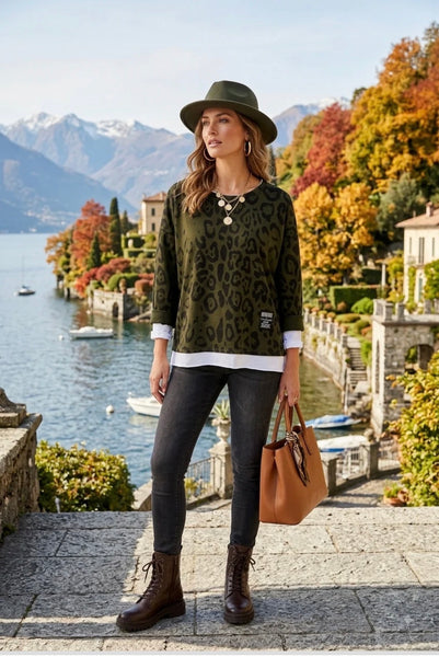 ‘Julia’ Leopard Print Top