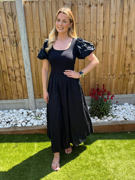 ‘Connie’ Puff Sleeve Dress