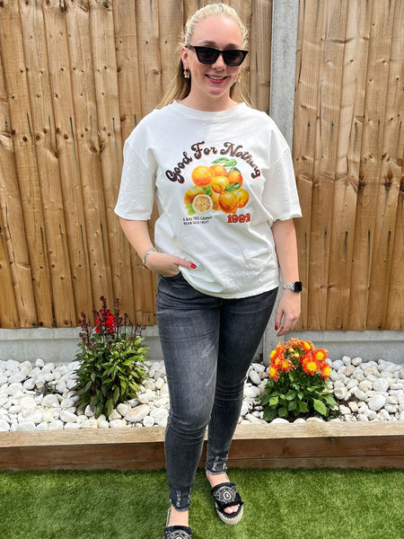 Oranges Motif T-Shirt