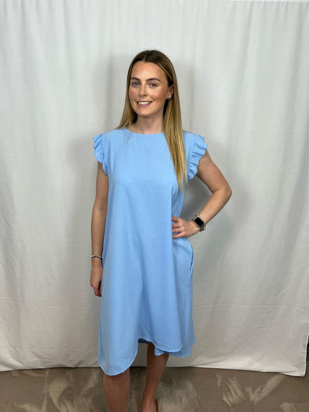 ‘Clarissa’ Mock Button Back Dress