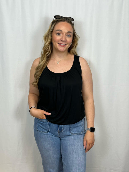 ‘Sally’ Bubble Hem Vest Top