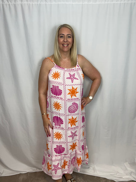 ‘Geneva’ Sun & Shell Dress