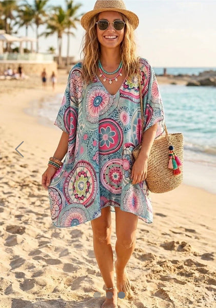‘Livvy’ Silk Kaftan