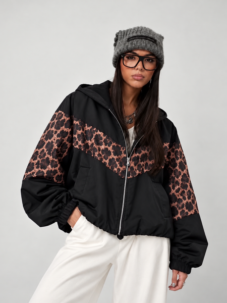 ‘Yasmin’ Hooded Windbreaker