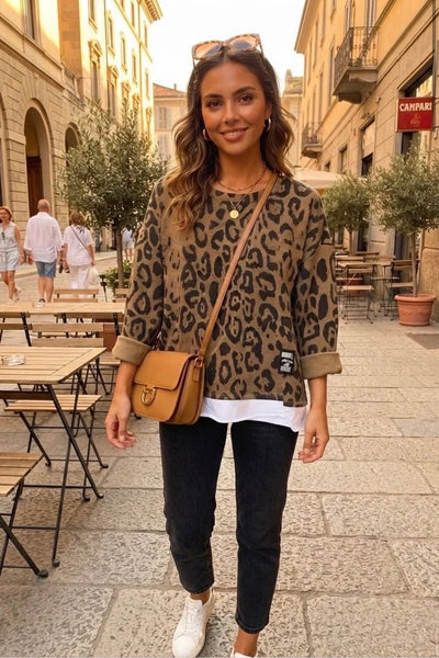 ‘Julia’ Leopard Print Top