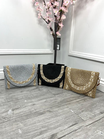 ‘Seville’ Metallic Clutch Bag