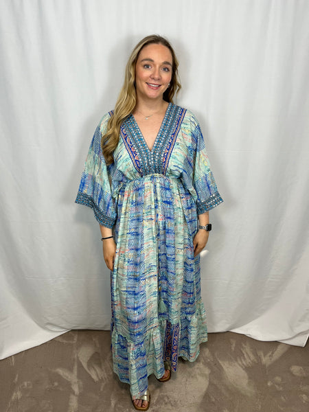‘Shayra’ Silk Boho Dress