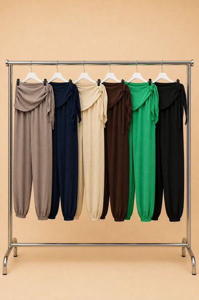 ‘Winnie’ Halter Neck Wrap Trouser Set