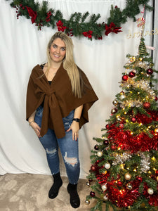 ‘Lottie’ Wrap Over Cape