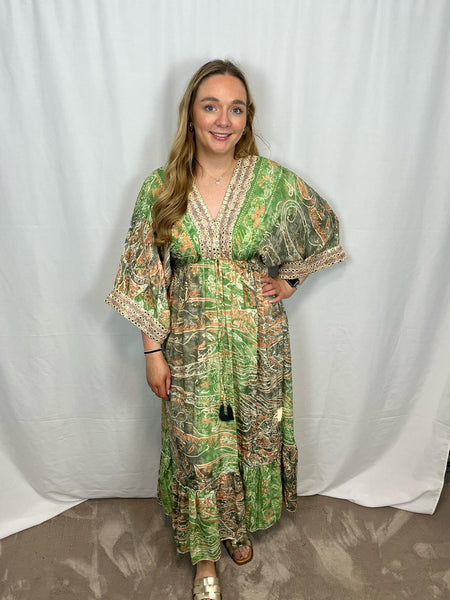 ‘Shayra’ Silk Boho Dress