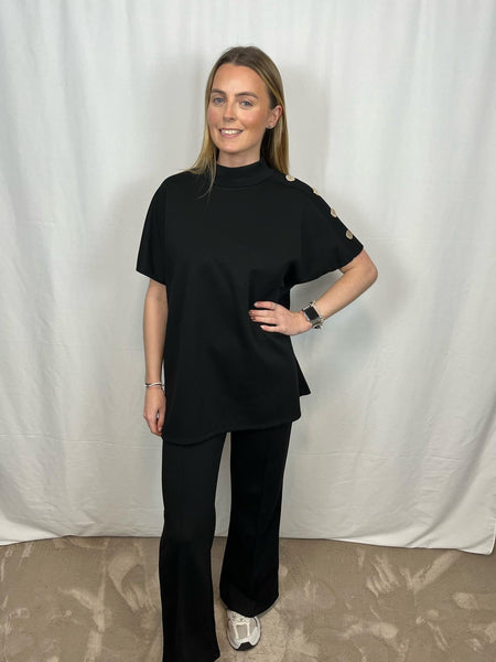 ‘Millie’ Gold Button Shoulder Set
