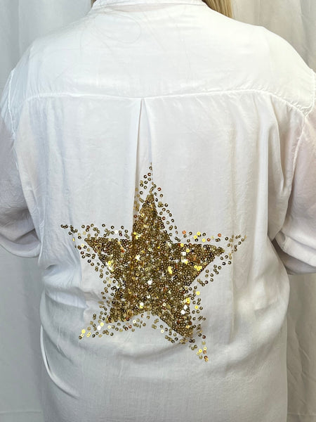 ‘Jackie’ Sequin Star Shirt
