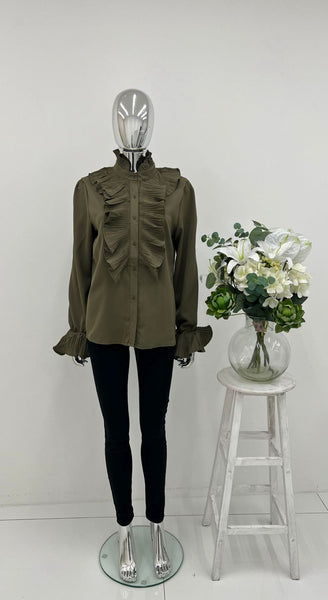 ‘Amelia’ Ruffle Shirt