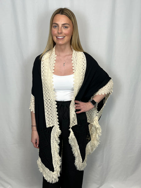 ‘Ivy’ Cocoon Crochet Cardigan