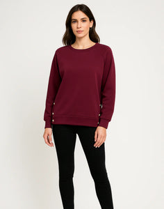 ‘Kerry’ Gold Button Sweatshirt