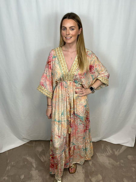 ‘Shayra’ Silk Boho Dress