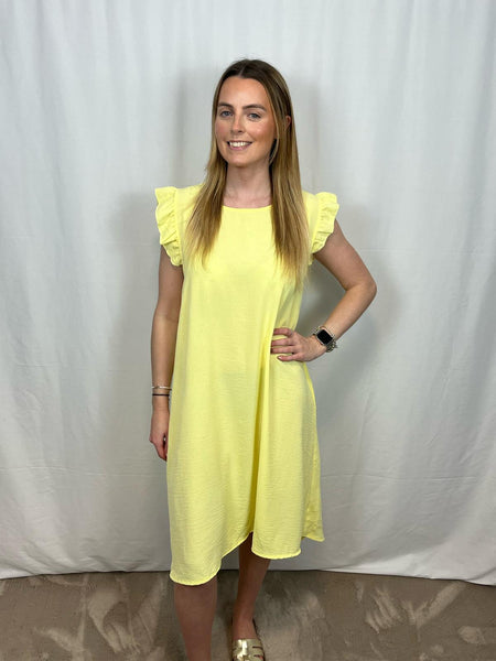 ‘Clarissa’ Mock Button Back Dress
