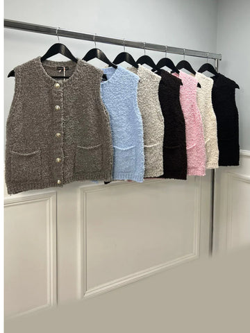 ‘Bonnie’ Fluffy Waistcoat