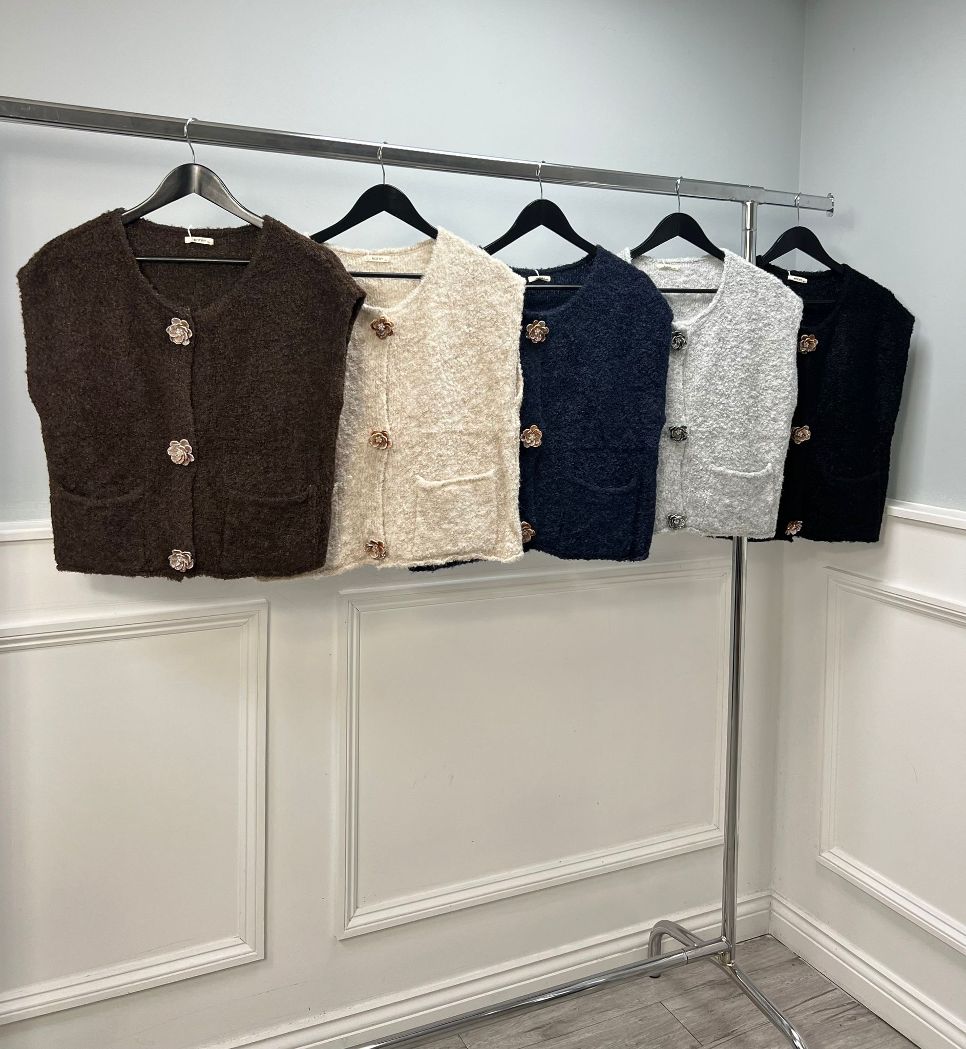 ‘Lola’ Knitted Waistcoat