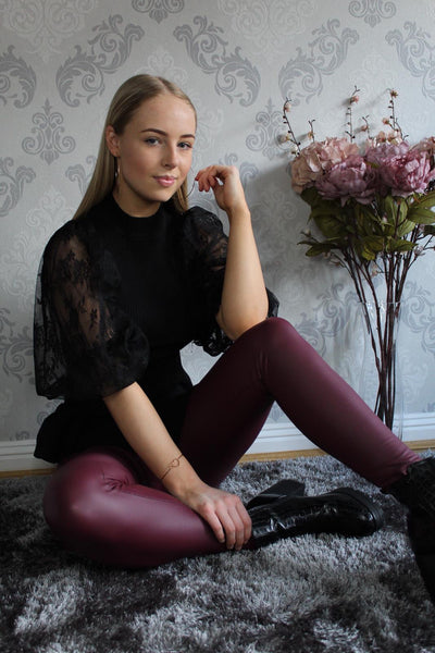 High Waisted PU Leggings (more colours available)