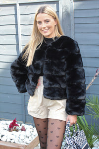 ‘London’ Faux Fur Jacket