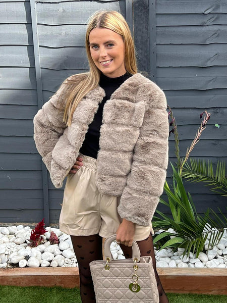 ‘London’ Faux Fur Jacket