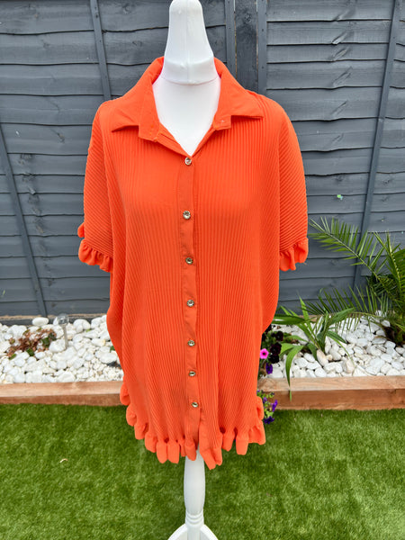 'Kelly' Pleated Shirt Dress (more colours available)