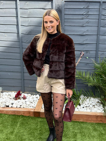 ‘London’ Faux Fur Jacket